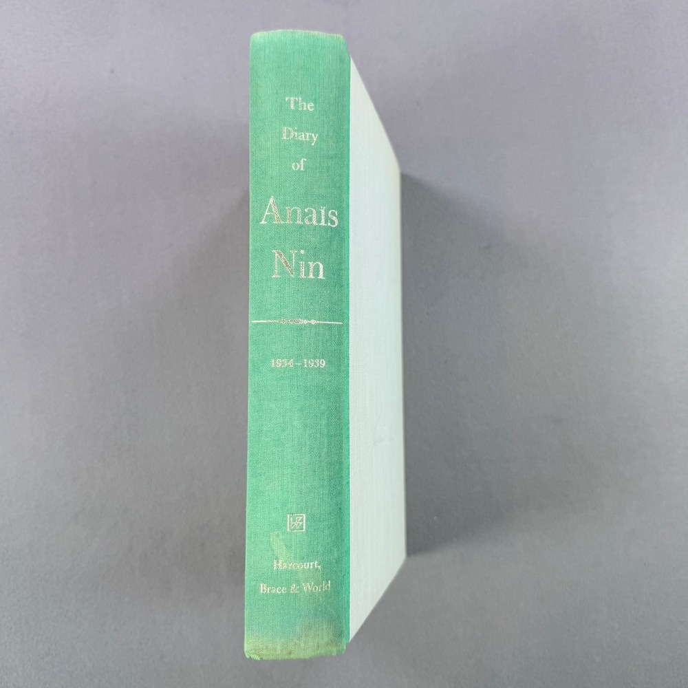 The Diary of Anais Nin 1934-1939 Anais Nin Hardcover 1967 First Edition Memoir